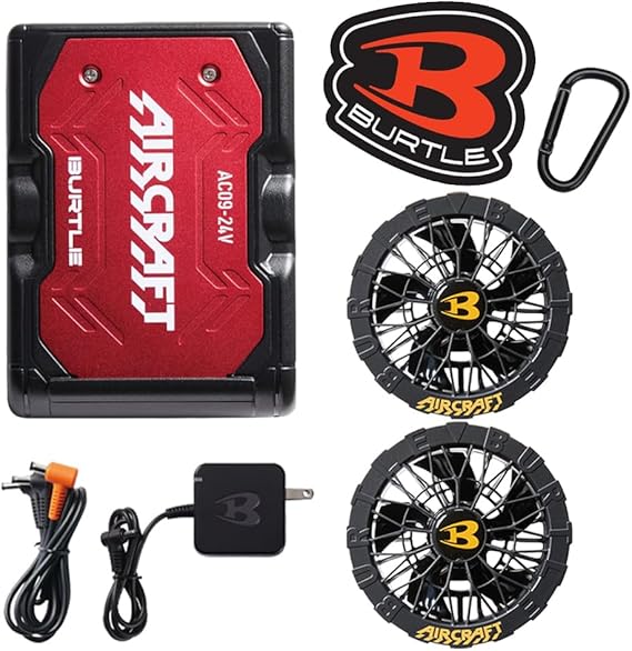 バートル AC09-1（24V）豹柄　キャンディピンク Amazon | [エアークラフト] BURTLE バートル 24V ファンバッテリ